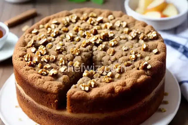 Apple Walnut Cake