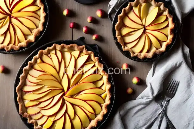 Apple and Nectarine Pie