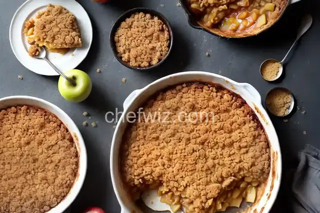 Apple and Pear Crumble