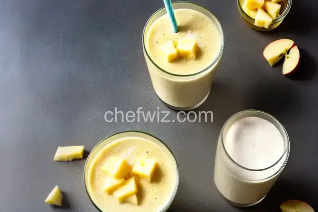 Apple and Pineapple smoothie