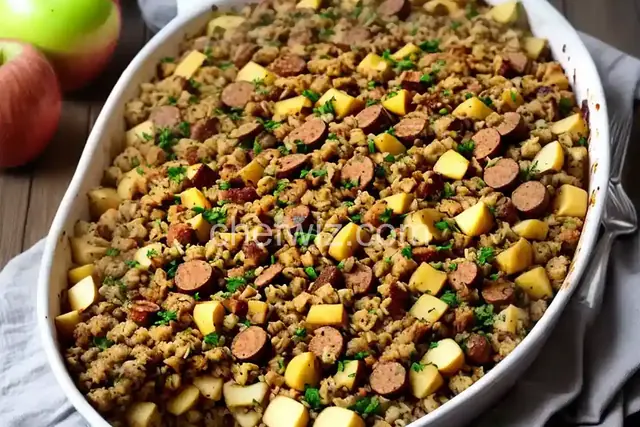 Apple and Sausage Stuffing