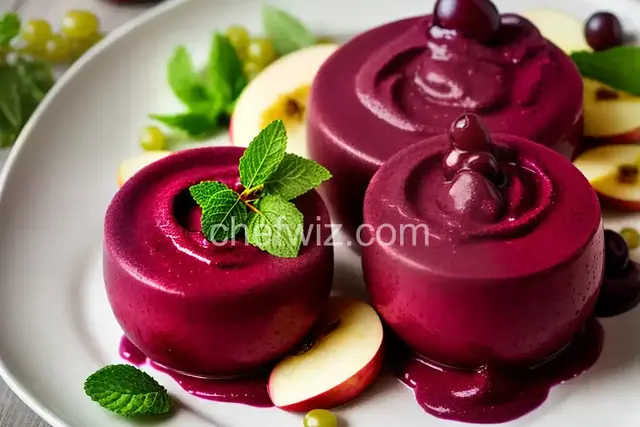 Apple and grape puree