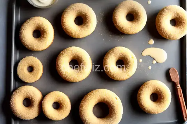 Applesauce Doughnuts with Buttermilk