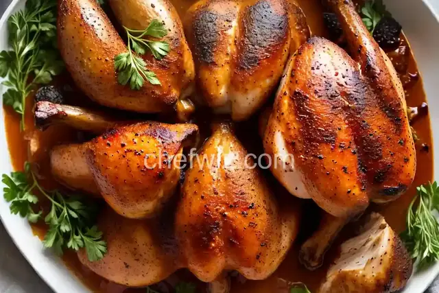 Applewood-Smoked Spatchcocked Chicken