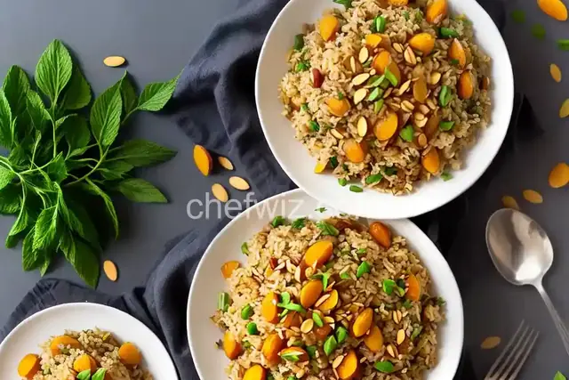 Apricot Almond Pilaf