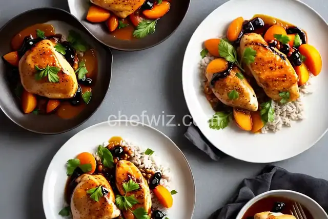 Apricot Chicken with Balsamic Vinegar