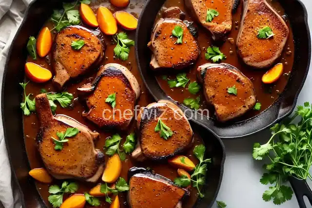Apricot-Glazed Pork Chops