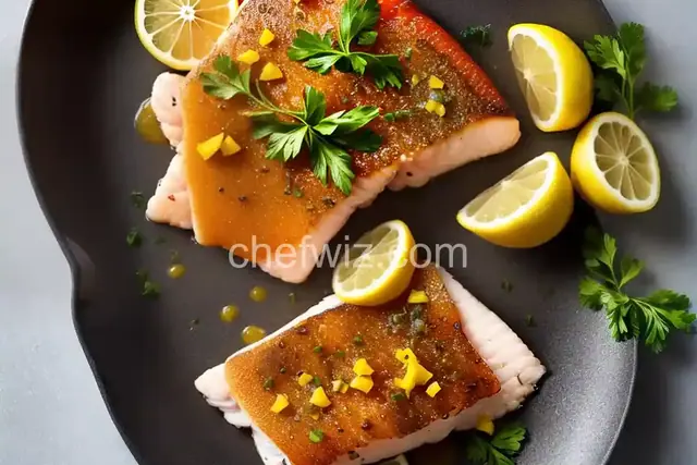 Arctic Char with Lemon-Caper Butter