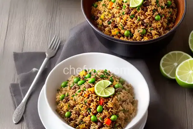 Arroz con Gandules (Puerto Rican Rice With Pigeon Peas)