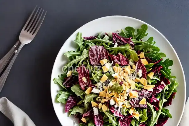 Arugula, Radicchio and Parmesan Salad