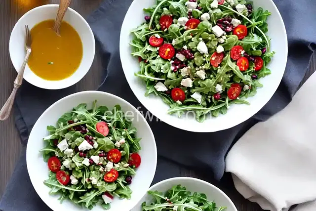 Arugula Salad and Ultimate Vinaigrette