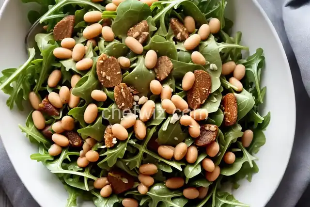 Arugula Salad with Cannellini Beans