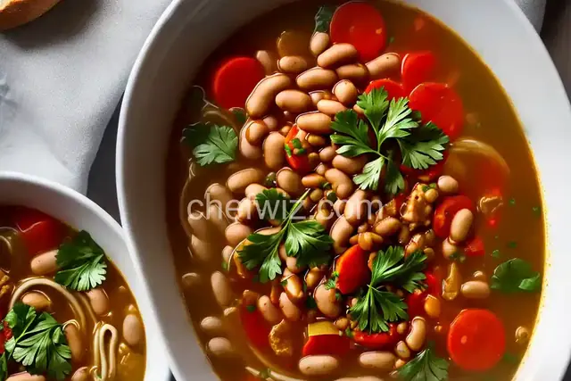 Ash Reshteh (Persian Noodle and Bean Soup)