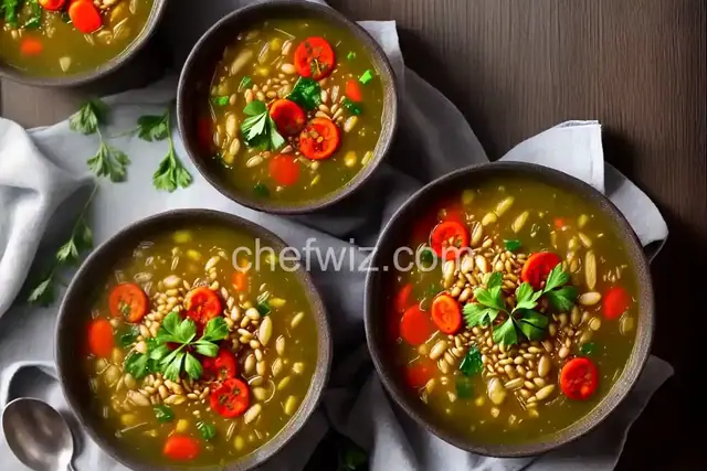 Ash-e-jow (Iranian/Persian Barley Soup)