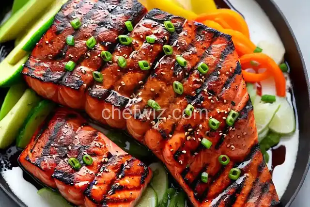 Asian BBQ Grilled Salmon