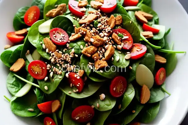 Asian-Inspired Spinach Salad