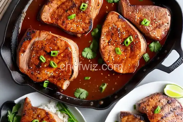 Asian Marinated Pork Chops