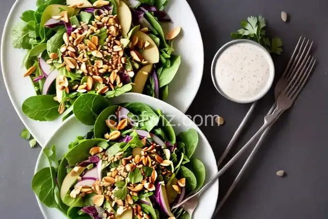 Asian Pear Salad With Peanut-Lime Dressing