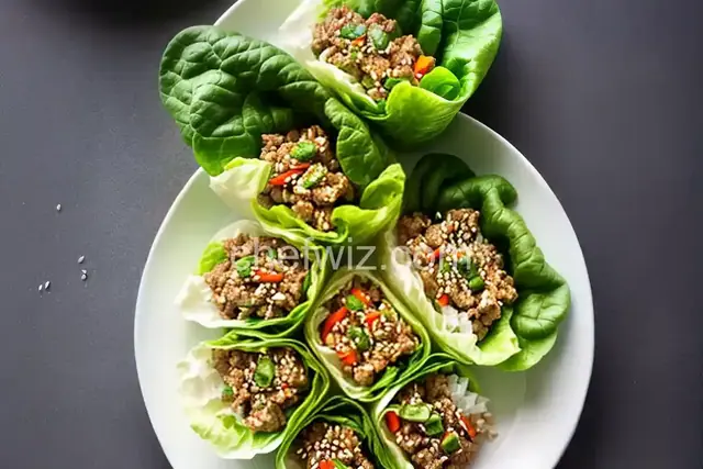 Asian Roll Lettuce Wrap