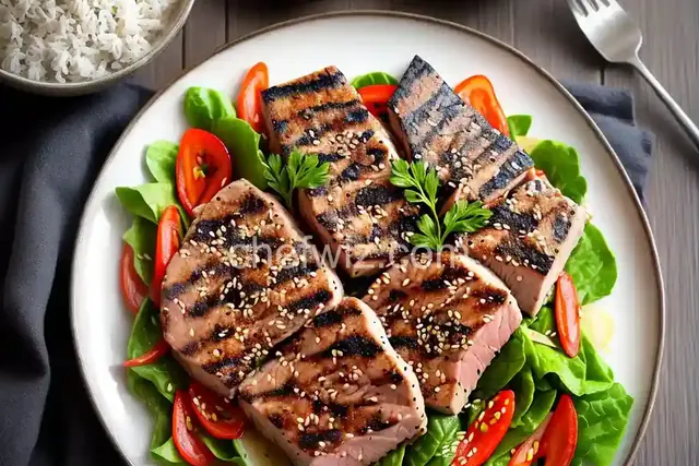 Asian Sesame Seared or Grilled Tuna (Gluten Free)