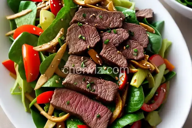 Asian Steak Stir-Fry Salad