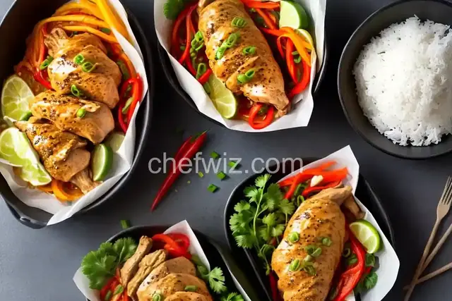 Asian Style Paper Wrapped Chicken
