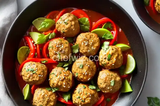 Asian Turkey Meatballs