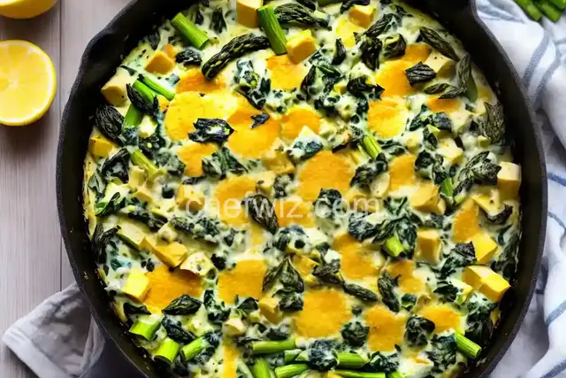 Asparagus-Spinach-Artichoke Casserole