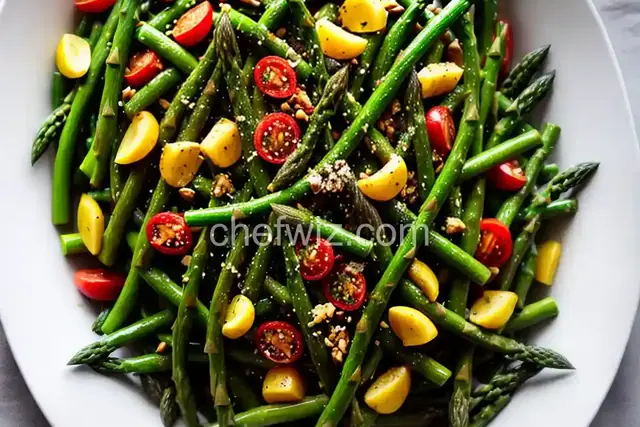 Asparagus and Green Bean Salad
