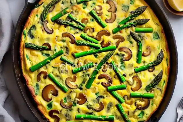 Asparagus and Mushroom Frittata