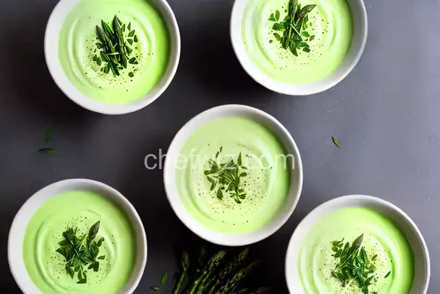 Asparagus and Tarragon Velouté (Dairy-Free Creamy Asparagus Soup) Recipe
