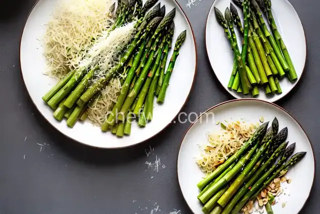 Asparagus with Sliced Almonds and Parmesan Cheese