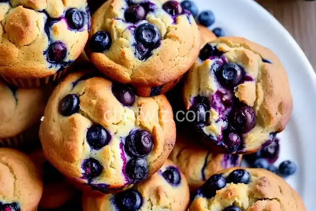 Aunt Blanche's Blueberry Muffins
