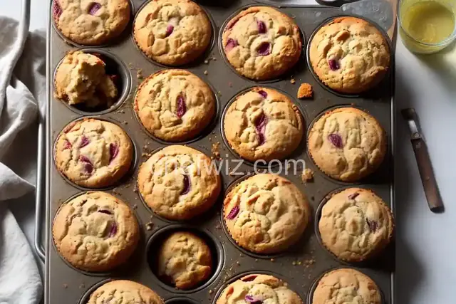 Aunt Norma's Rhubarb Muffins