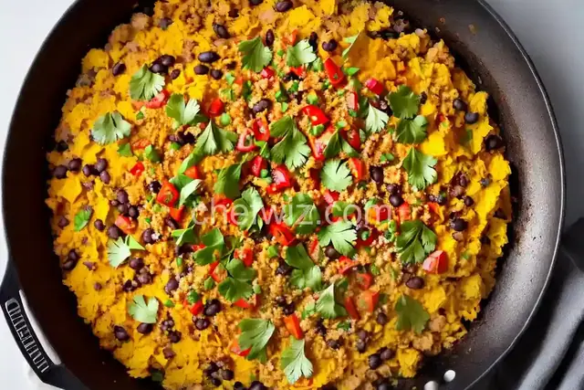 Austin-Style Migas with Black Beans