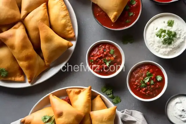 Authentic Indian Vegetarian Samosas