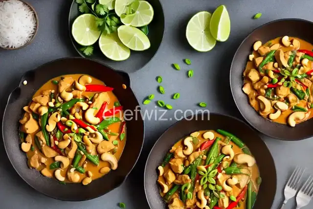 Authentic Thai Cashew Chicken
