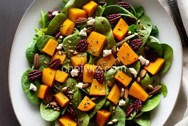 Autumn Salad with Butternut Squash