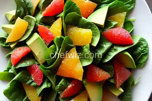 Avocado-Citrus Salad with Swiss Chard