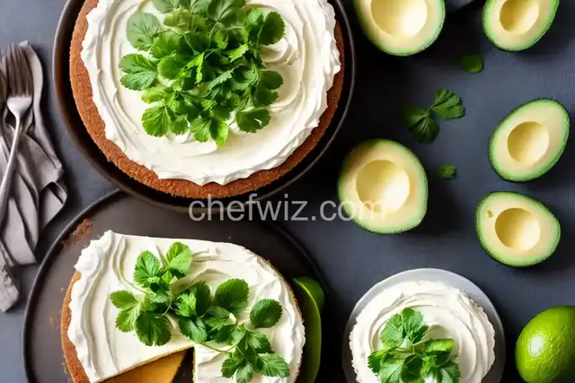 Avocado Lime Cheesecake