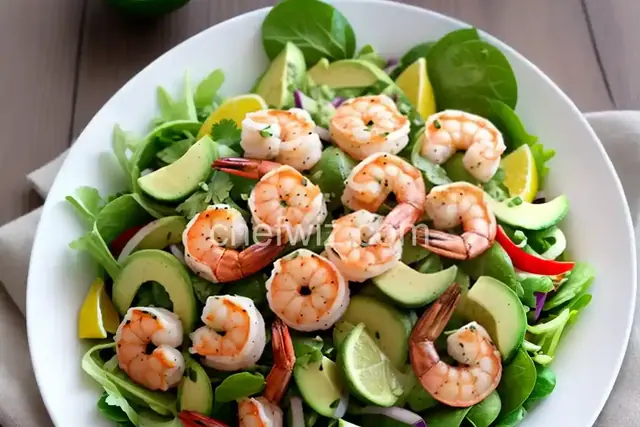 Avocado-Lime Shrimp Salad (Ensalada de Camarones con Aguacate y Limon)