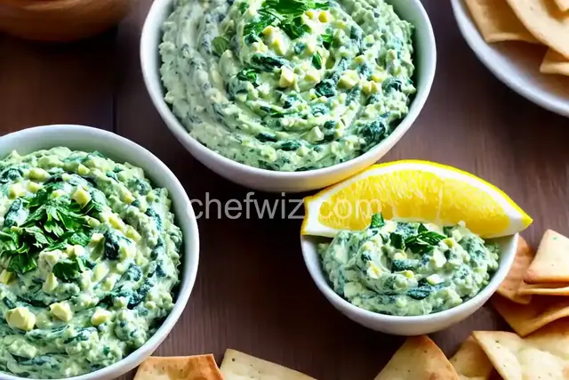 Avocado Spinach Artichoke Dip