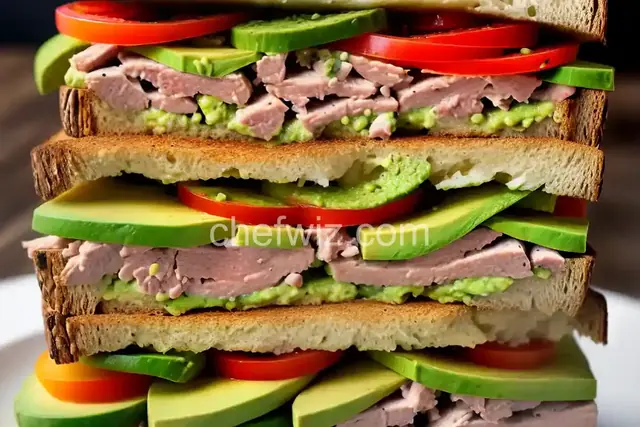 Avocado Tuna Sandwich