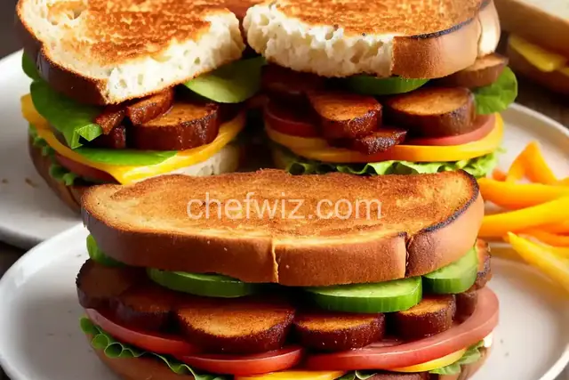BBQ Bologna Sandwich