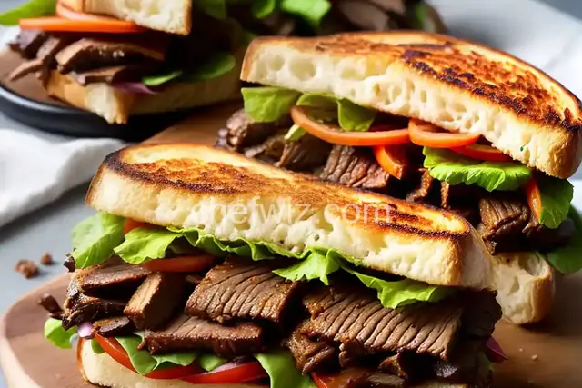 BBQ Brisket Sandwich with Caraway Coleslaw