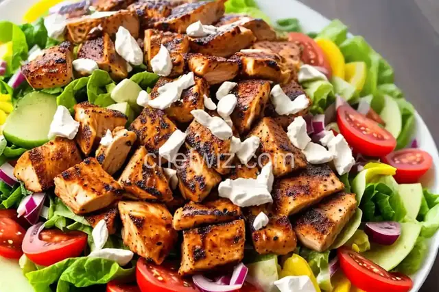 BBQ Chicken Ranch Salad
