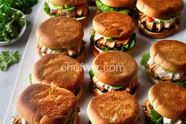 BBQ Chicken Sandwiches