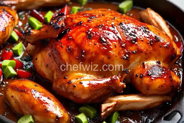 BBQ Glazed Half Chicken