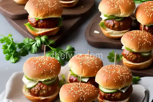 BBQ Meatball Sliders