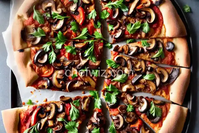 BBQ Mushroom Pizza